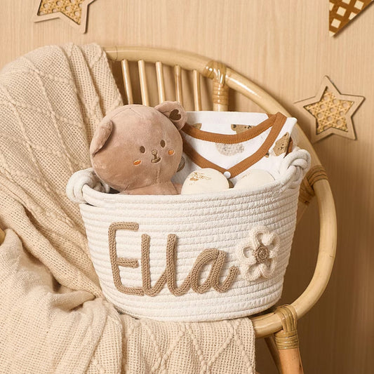 Panier à Rêves - Panier tricoté personnalisé